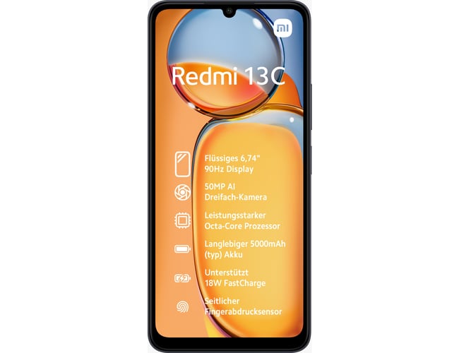 Xiaomi Redmi 13C 8/256GB crni mobilni 6.74" Octa Core Mediatek MT6769Z Helio G85 8GB 256GB 50Mpx+2Mpx Dual Sim